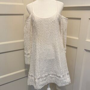 Nanette Lepore White off the shoulder dress